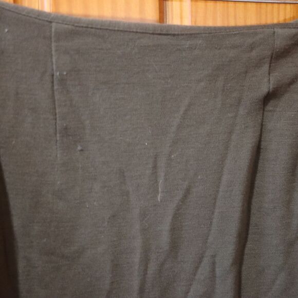 Wear in Good Health Army Green Pencil Skirt Archivel Vintage 14 - Picture 7 of 9